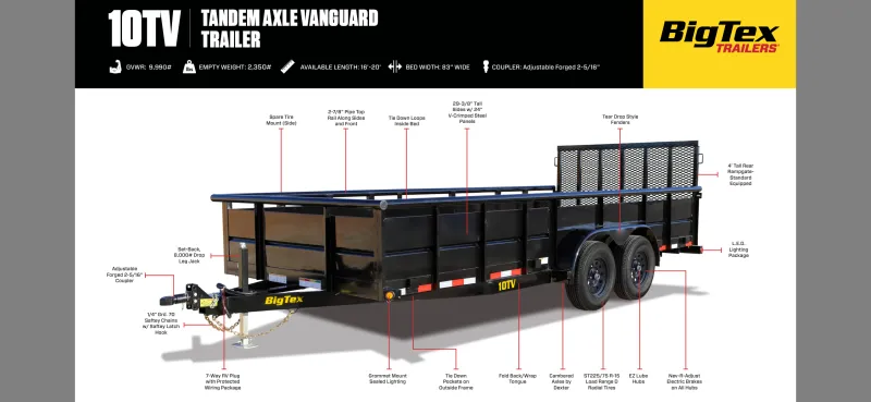 used Equipment / Flatbed Trailers Big Tex Trailers  for sale, in Saint Louis, MO Thumbnail 5