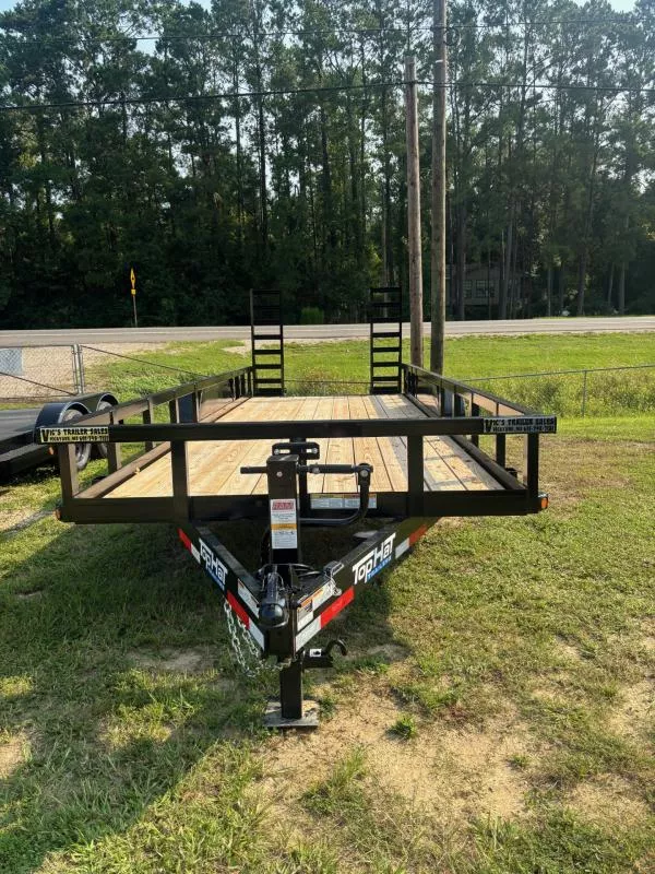 2025 Top Hat Trailers 83x20 14000#GVWR Tandem Axle Bumper Utility Trailer dt2crI9ocepl