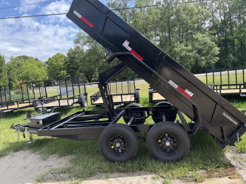 2022 RawMaxx 77"x12' Black Double Door Dump Tandem Axle 2022 RawMaxx 77"x12' Black Double Door Dump Tandem Axle