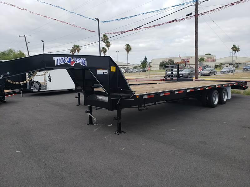 2023 Texas Bragg 35+5 Gooseneck Flatbed Trailer w/ XL Ramps Xmyg5Y