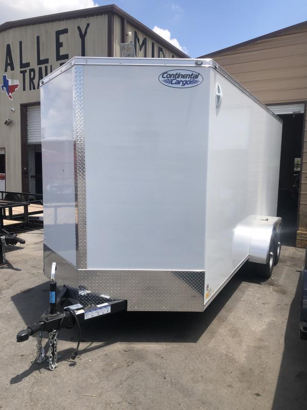 2023 Continental Cargo 7x16 COMMERCIAL UNIT Cargo / Enclosed Trailer ZebkLwgfpsmb