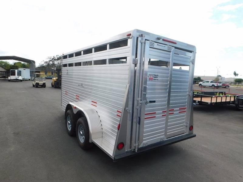 2022 WW 16' Aluminum Stock Trailer Mid Valley Trailers Dealer Near Harlingen and