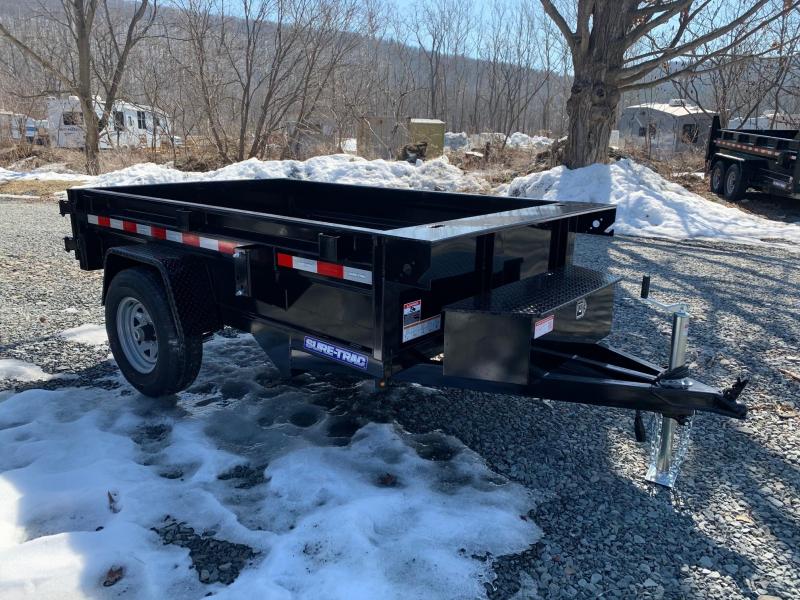 2021 SURE-TRAC 5x8 5k Dump Trailer - Barn Door - Setback Jack - Tarp Mounting Prep - Spare Tire Mount - Stake Pockets - D-Rings - ST6208D-B-050 2021 SURE-TRAC 5x8 5k Dump Trailer - Barn Door - Setback Jack - Tarp Mounting Prep - Spare Tire Mount - Stake Pockets - D-Rings - ST6208D-B-050