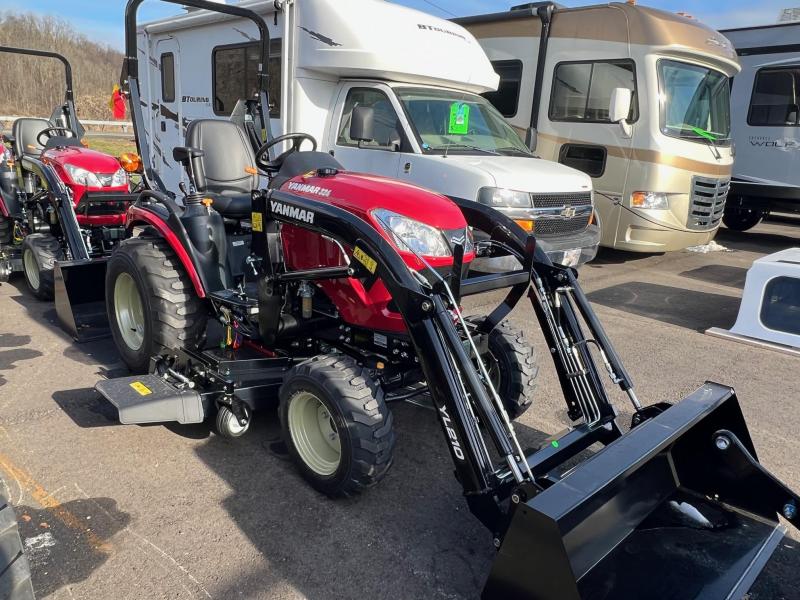 YANMAR 324 Tractor 24 HP 60" Mid Mower Loader with 53" Bucket