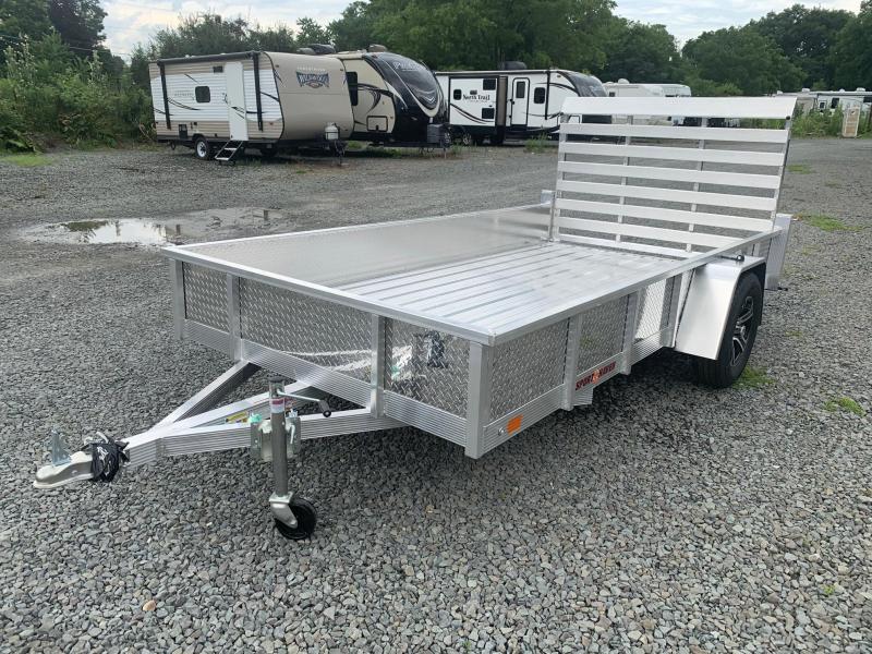 2021 SPORT HAVEN 6x12 Aluminum Utility Trailer with ATP Sides - Aluminum Deck - AUT612DS 2021 SPORT HAVEN 6x12 Aluminum Utility Trailer with ATP Sides - Aluminum Deck - AUT612DS