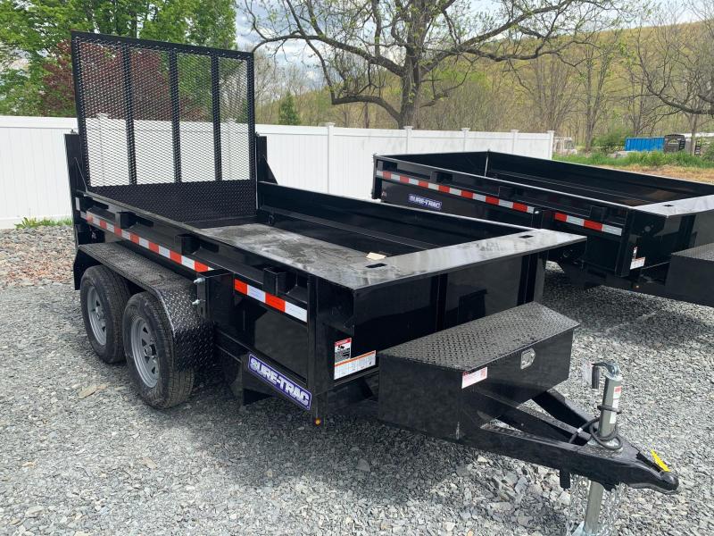 2021 SURETRAC 6x10 7k Low Profile Dump Trailer Ramps Combo Gate