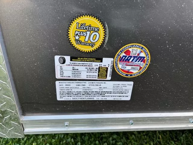 2025 Car Mate Trailers 7X16 7K * RAMP DOOR * 6.5FT INTERIOR *CM716CC-HD CUSTOM CARGO Cargo / Enclosed Trailer HSe5hYu4k949