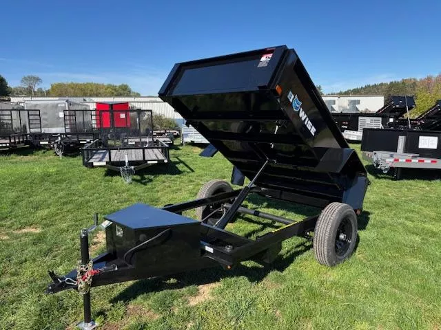 2025 BWISE 5X8 5K * LOW PROFILE * 1 PIECE GATE * DTR508LP-5-D Dump Trailer