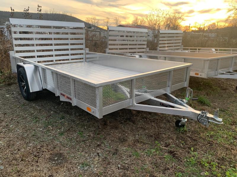 2021 SPORT HAVEN 7x12 3k Aluminum Utility Trailer - Aluminum Deck - Aluminum Wheels - ATP Sides - AUT712DS 2021 SPORT HAVEN 7x12 3k Aluminum Utility Trailer - Aluminum Deck - Aluminum Wheels - ATP Sides - AUT712DS