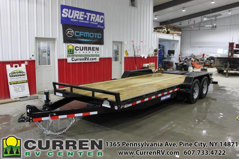 2021 SURE-TRAC 7x20 (17+3) 14k Equipment Trailer with Full Width Universal Ramps - ST82173URET-B-140 2021 SURE-TRAC 7x20 (17+3) 14k Equipment Trailer with Full Width Universal Ramps - ST82173URET-B-140