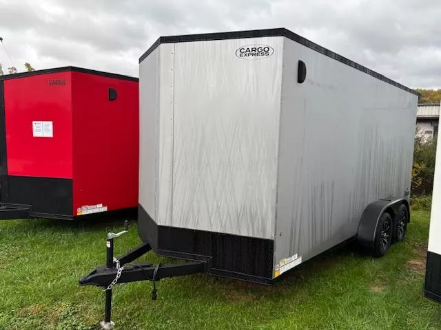 2026 Cargo Express 7X16 7K * RAMP * 7 FT INTERIOR * 4 D-RINGS *  KE8416STSV-070 EX DLX Cargo / Enclosed Trailer