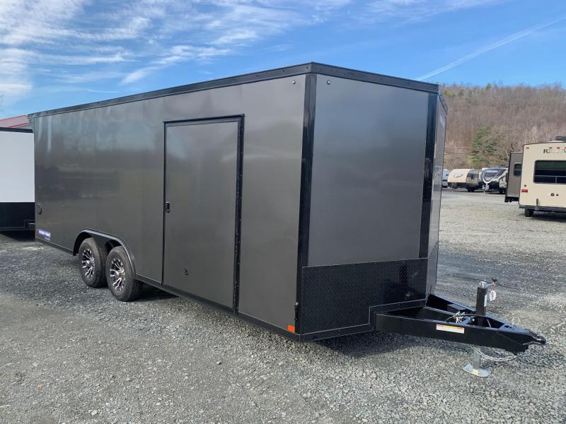 2021 SURE-TRAC PRO SERIES 8.5X20 10K ENCLOSED WEDGE CAR HAULER - CHARCOAL WITH BLACKOUT TRIM - 4100 LB RAMP - ALUMINUM WHEELS - TOP OF THE LINE QUALITY - STWCH10220TA-100 2021 SURE-TRAC PRO SERIES 8.5X20 10K ENCLOSED WEDGE CAR HAULER - CHARCOAL WITH BLACKOUT TRIM - 4100 LB RAMP - ALUMINUM WHEELS - TOP OF THE LINE QUALITY - STWCH10220TA-100