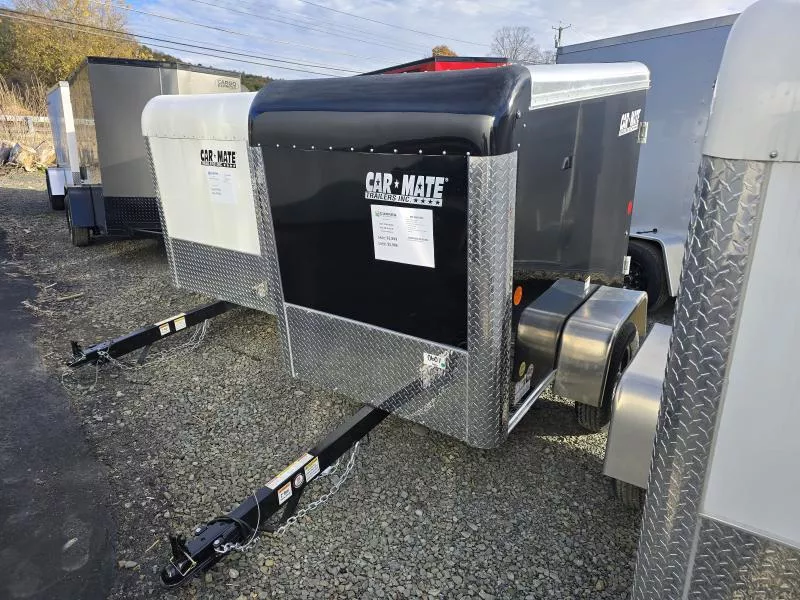 2026 Car Mate Trailers 4x6 2K Enclosed Trailer- Barn Door- LED Lights- 2" Coupler