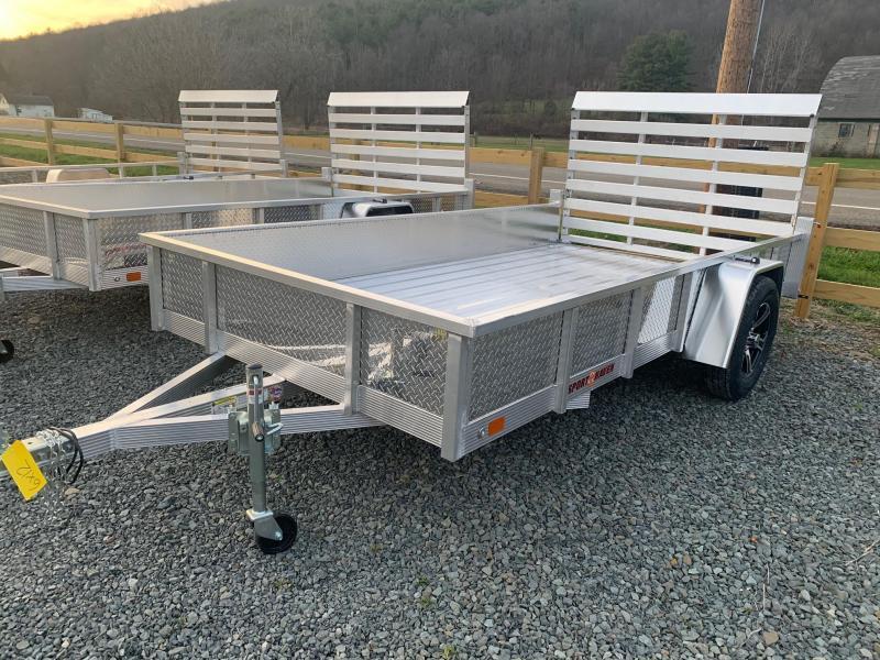 2021 SPORT HAVEN 6x12 3k Aluminum Utility Trailer - Aluminum Deck - Aluminum Wheels - ATP Sides - AUT612DS 2021 SPORT HAVEN 6x12 3k Aluminum Utility Trailer - Aluminum Deck - Aluminum Wheels - ATP Sides - AUT612DS