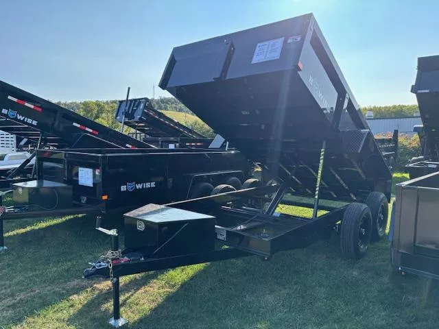 2026 BWISE 6X12 10K * LP * COMBO GATE * RAMPS * DT612LP-LE-10 Dump Trailer