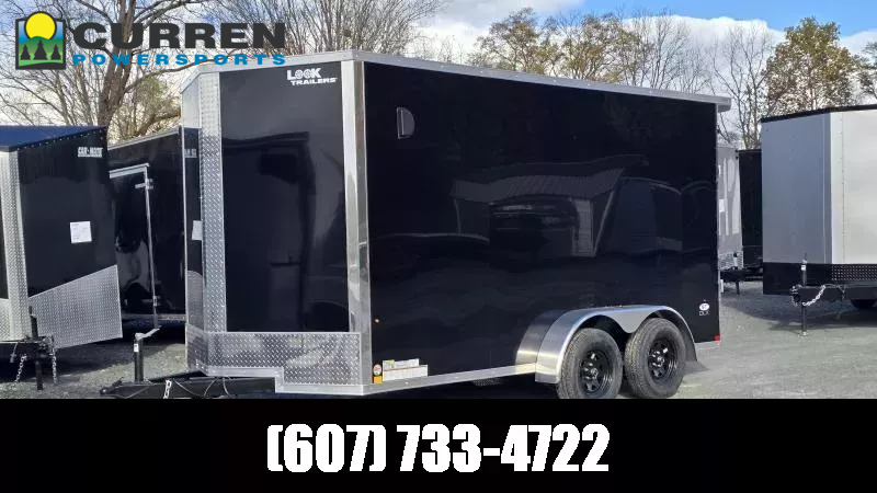 2026 Look Trailers 7x14 7K EX DLX Enclosed Trailer- Ramp Door- 7' Interior Height- Rear Flare with Loading Light- Composite Exterior Skin