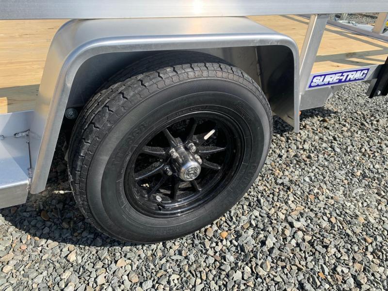 2021 SURETRAC 6x10 3k Aluminum Tube Top Utility Trailer Aluminum