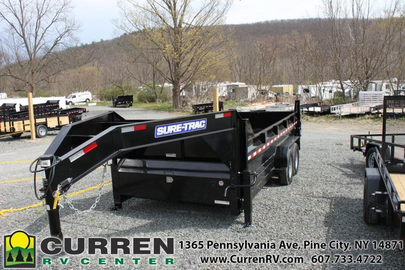 2020 SURE-TRAC 7x14 14k Gooseneck Dump Trailer - ST8216HLOD-GN-140 2020 SURE-TRAC 7x14 14k Gooseneck Dump Trailer - ST8216HLOD-GN-140