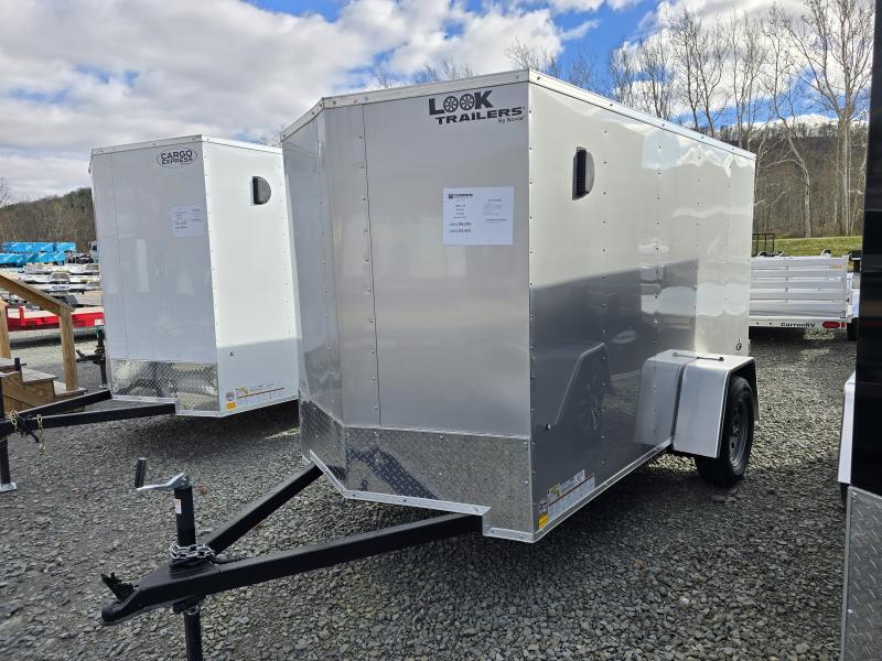 2024 Look Trailers  5x10 3K Cargo / Enclosed Trailer- 5.5' Interior Height Ramp Door- Stabilizer Jacks