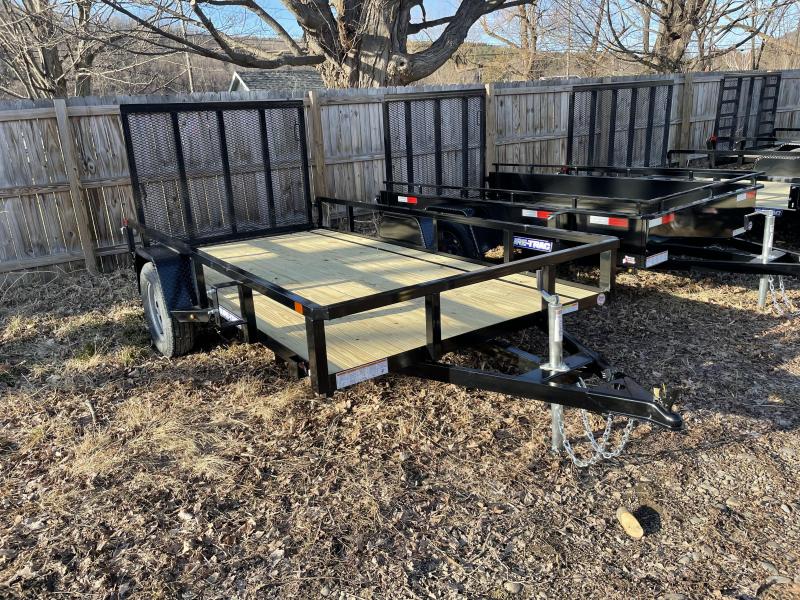 2022 SURETRAC 6x12 3k Steel High Side Utility Trailer Spring Assist