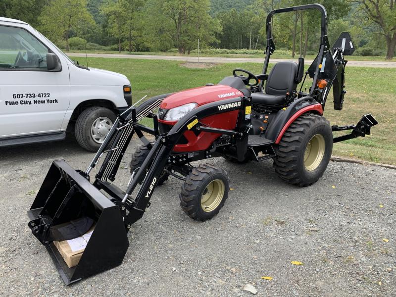 2020 YANMAR SA424 wtih FRONT LOADER and BACKHOE Tractor Curren RV in