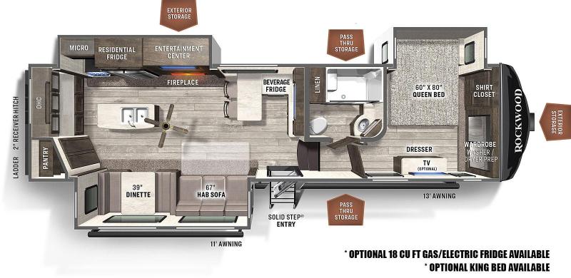 2021 ROCKWOOD 2899KS ULTRA LITE Fifth Wheel Camper **DUE LATE MARCH 2021 ROCKWOOD 2899KS ULTRA LITE Fifth Wheel Camper **DUE LATE MARCH