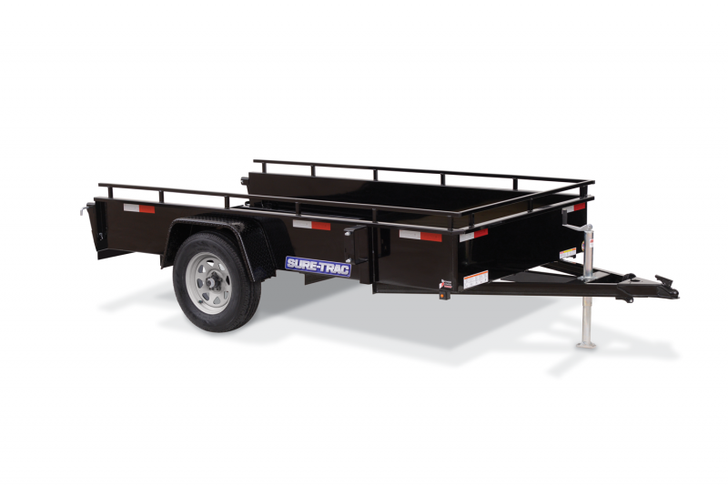 2021 SURE-TRAC 6X12 3K Steel High Side Utility Trailer - ST7212HSA-B-030 2021 SURE-TRAC 6X12 3K Steel High Side Utility Trailer - ST7212HSA-B-030
