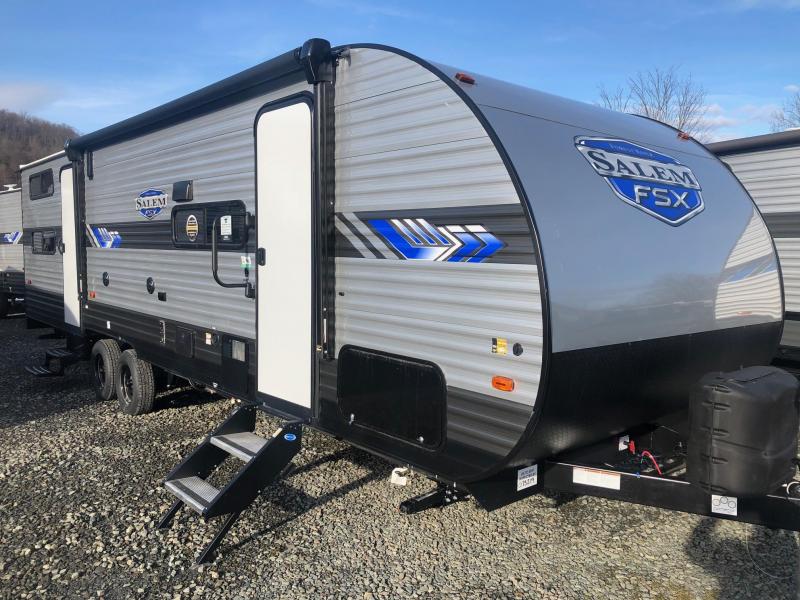 2022 SALEM FSX 280RT TOY HAULER Travel Trailer Party Patio Ramp Door