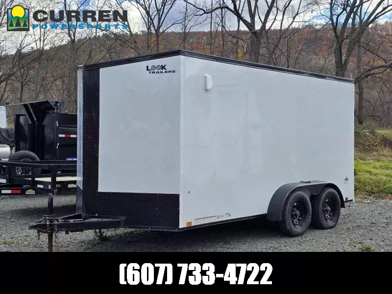 2023 Look Trailers 7x14 7K Enclosed Trailer- Ramp Door- 6.5' Interior Height- Blackout Trim 1762454411