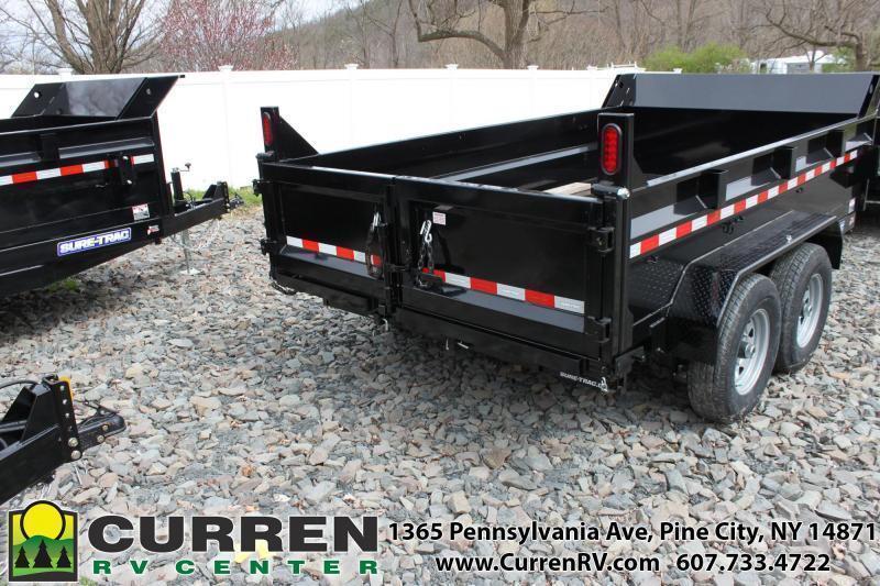 2021 SURETRAC 7X12 12k HD Low Profile Dump Trailer Scissor Lift
