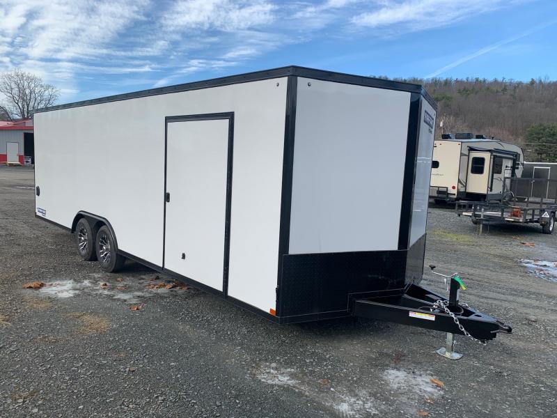2021 SURE-TRAC PRO SERIES 8.5X24 10K ENCLOSED WEDGE CAR HAULER - WHITE WITH BLACKOUT TRIM - 4100 LB RAMP - ALUMINUM WHEELS - TOP OF THE LINE QUALITY - STWCH10224TA-100 2021 SURE-TRAC PRO SERIES 8.5X24 10K ENCLOSED WEDGE CAR HAULER - WHITE WITH BLACKOUT TRIM - 4100 LB RAMP - ALUMINUM WHEELS - TOP OF THE LINE QUALITY - STWCH10224TA-100
