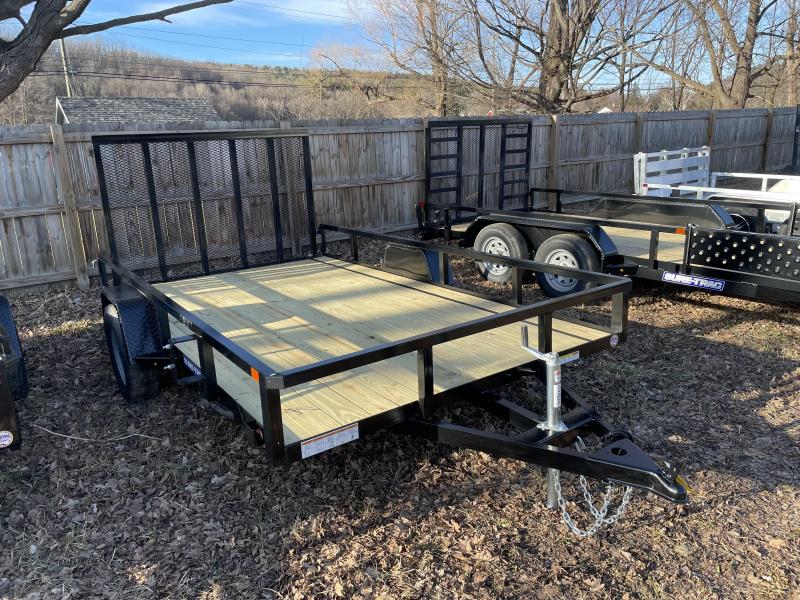 2022 SURETRAC 6x12 3k Tube Top Utility Trailer Setback Jack