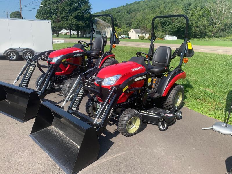 2021 YANMAR SA221 Tractor with 60" MID MOWER and FRONT LOADER 10 Year