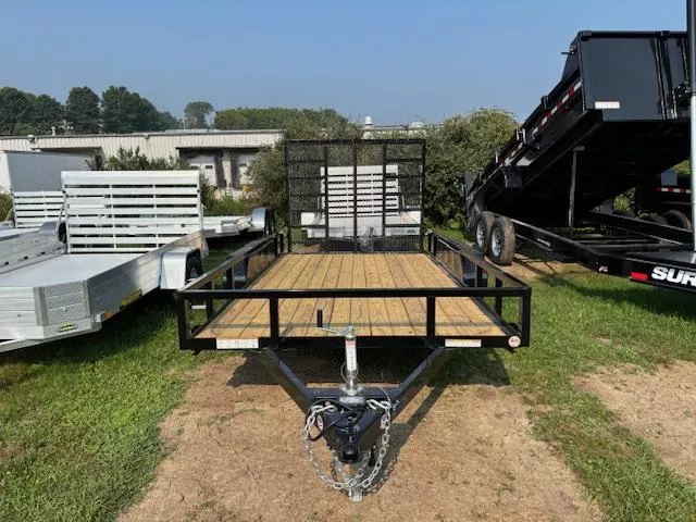 2026 Sure-Trac 7X14 7K TUBE TOP 5FT LADDER GATE STUTT8214-BP-070 Utility Trailer