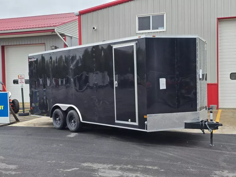 2025 Wells Cargo 8.5x20 10K Enclosed Trailer- Ramp Door- 7' Interior Height- 48" Beavertail- 16" OC Floor Crossmembers