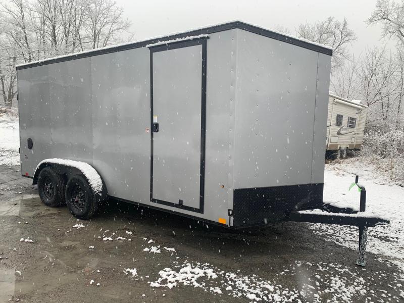 2022 Look ST DLX 7x16 7k Cargo / Enclosed Trailer - Silver with Blackout Trim - STLC7X16TE2DLX 2022 Look ST DLX 7x16 7k Cargo / Enclosed Trailer - Silver with Blackout Trim - STLC7X16TE2DLX