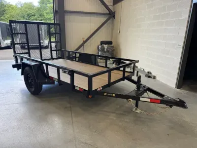 2027 Prospector 5x10 3K Utility Trailer w/Tan Cobra Lined Deck & HD Rear Ramp