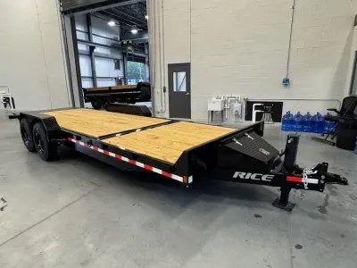 2026 Rice 7x16+6 Work Series 16K Partial Tilt Equipment Trailer w/Integrated Toolbox