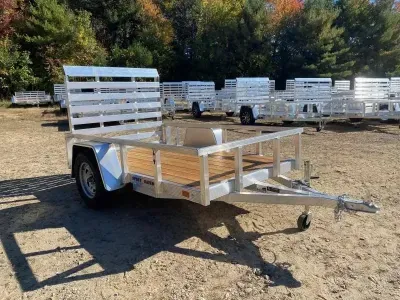 2026 Sport Haven 5x8 Aluminum 3K Utility Trailer w/Fold Flat Ramp Gate