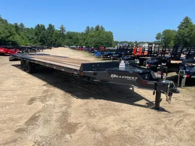 2026 Hillcrest 8.5x25+5 Deckover 17.6K Equipment Trailer w/Full Width Ramps