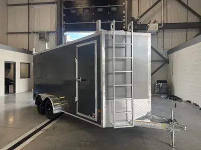 2027 DuraBull 7x16 Aluminum 7K Enclosed Cargo Trailer w/Contractor Package