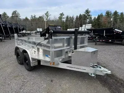 2027 CargoPro 6x10 Aluminum 7k Dump Trailer w/Tarp Kit