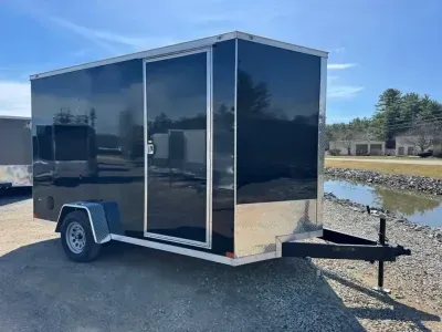 2026 Covered Wagon 7x12 Enclosed 3K Cargo Trailer w/Extra Height & Rear Ramp Door