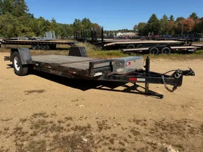 2019 Sure-Trac 6.5x12+4 Powder Coated 7.8K LowPro Partial Tilt Equipment Trailer