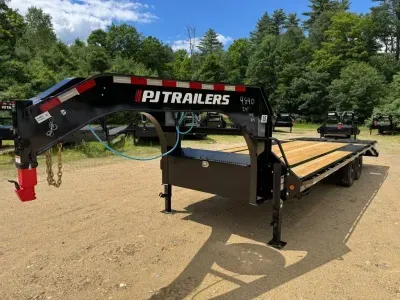 2027 PJ 8.5x19+5 Gooseneck 15.6K Equipment Trailer w/Full Width Ramps