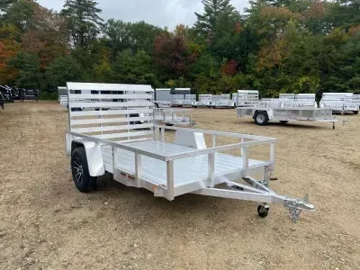2027 Sport Haven 6x10 Deluxe 3K Aluminum Utility w/Fold Flat Rear Ramp Gate