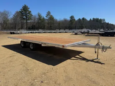 2026 Sport Haven 101x20 Aluminum 6.4K Deckover Light Equipment Trailer w/Rub Rail & Stake Pockets