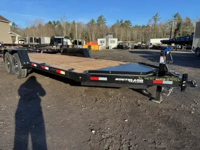 2026 Southland 7x16+4 LowPro 15K Partial Tilt Equipment Trailer w/HD Toolbox