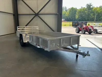 2027 Sport Haven 6x14 Deluxe 3K Aluminum Utility w/ATP Sides & Bi-Fold Ramp