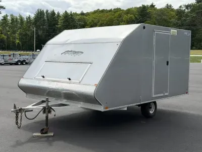 2015 Nitro 101x12 Aluminum 2-Place Crossover Snowmobile Trailer w/Mats & Guides - AS IS